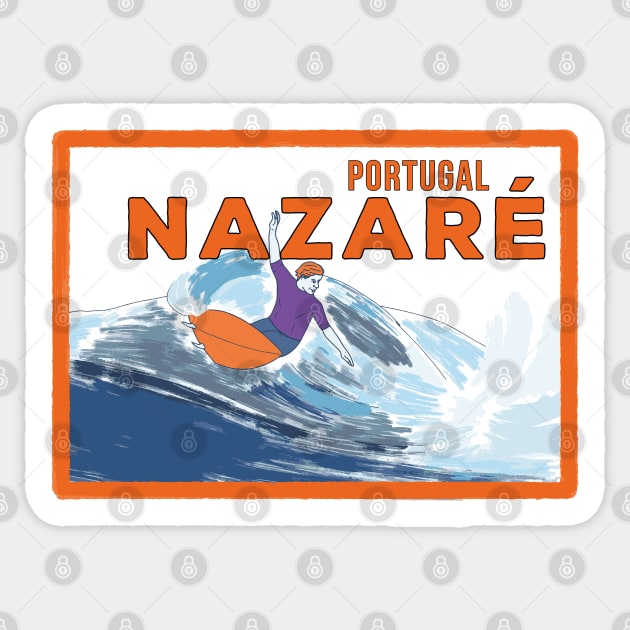 Nazaré Portugual Sticker by DiegoCarvalho